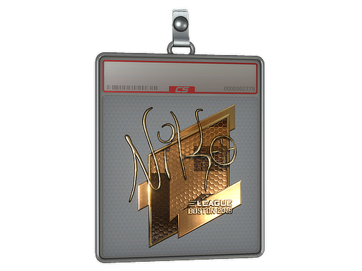 Sticker Slab | NiKo (Gold) | Boston 2018