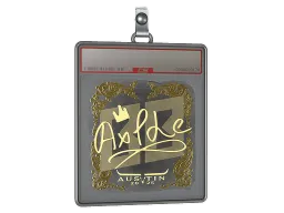 Sticker Slab | Ax1Le (Gold) | Austin 2025