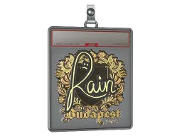 Sticker Slab | rain (Gold) | Budapest 2025