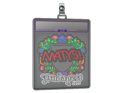 Sticker Slab | MATYS (Embroidered) | Budapest 2025