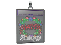 Sticker Slab | MATYS (Embroidered) | Budapest 2025