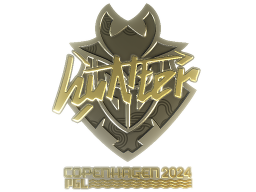 Sticker | huNter- (Gold) | Copenhagen 2024