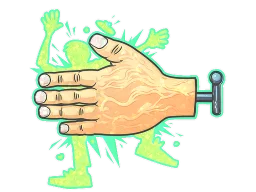 Sticker | High Five! (Glitter)