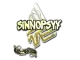 Sticker | sinnopsyy (Gold) | Paris 2023 CS2 skin
