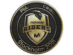 Patch | Movistar Riders (Gold) | Stockholm 2021