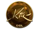Sticker | Kvik (Gold) | Katowice 2019 CS2 skin