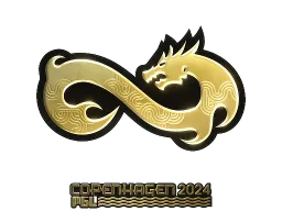 Sticker | Eternal Fire (Gold) | Copenhagen 2024