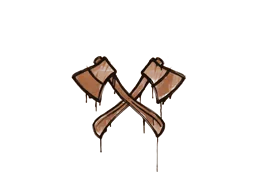 Sealed Graffiti | X-Axes (Tiger Orange)
