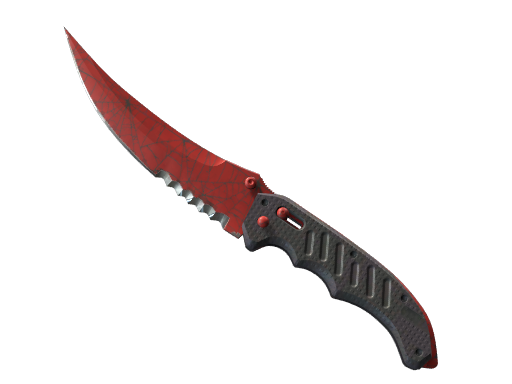 ★ Flip Knife | Crimson Web (Minimal Wear)