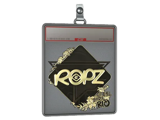Sticker Slab | ropz (Gold) | Rio 2022