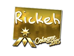 Sticker | Rickeh (Gold) | Cologne 2015