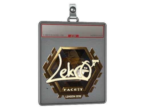 Sticker Slab | Lekr0 (Gold) | London 2018