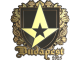 Sticker | Astralis (Gold) | Budapest 2025