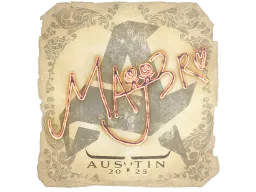 Sticker | MAJ3R | Austin 2025