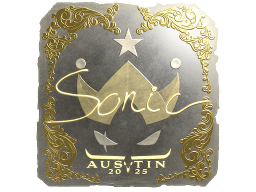 Sticker | Sonic (Gold) | Austin 2025