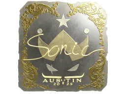 Sticker | Sonic (Gold) | Austin 2025