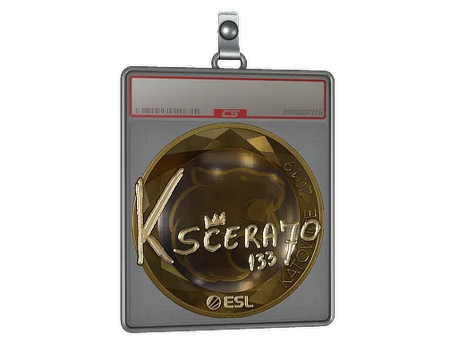 Sticker Slab | KSCERATO (Gold) | Katowice 2019