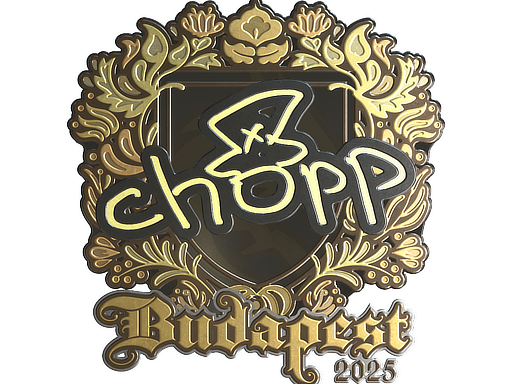Sticker | chopper (Gold) | Budapest 2025
