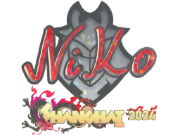 Sticker | NiKo (Glitter) | Shanghai 2024