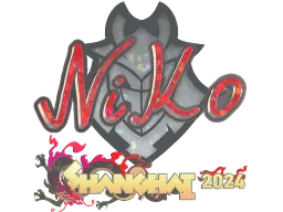 Sticker | NiKo (Glitter) | Shanghai 2024