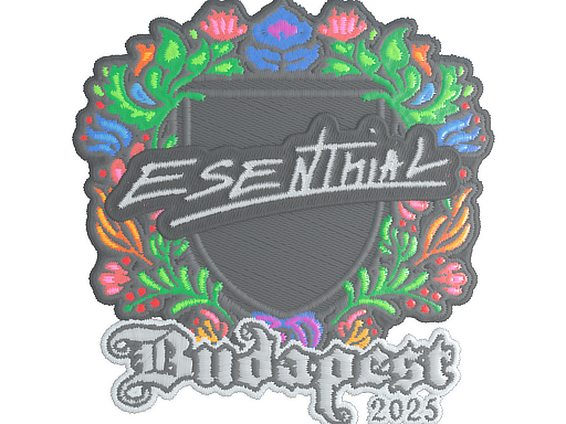 Sticker | esenthial (Embroidered) | Budapest 2025