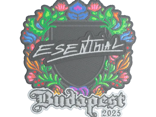 Sticker | esenthial (Embroidered) | Budapest 2025