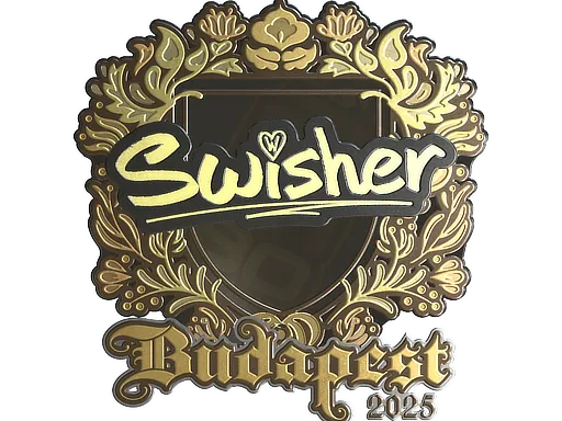 Sticker | Swisher (Gold) | Budapest 2025
