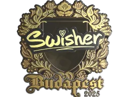 Sticker | Swisher (Gold) | Budapest 2025
