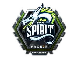 Sticker | Team Spirit (Foil) | London 2018