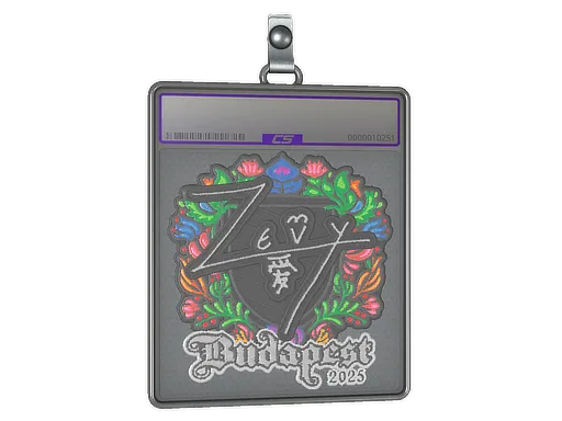 Sticker Slab | zevy (Embroidered) | Budapest 2025