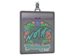Sticker Slab | nota (Embroidered) | Budapest 2025