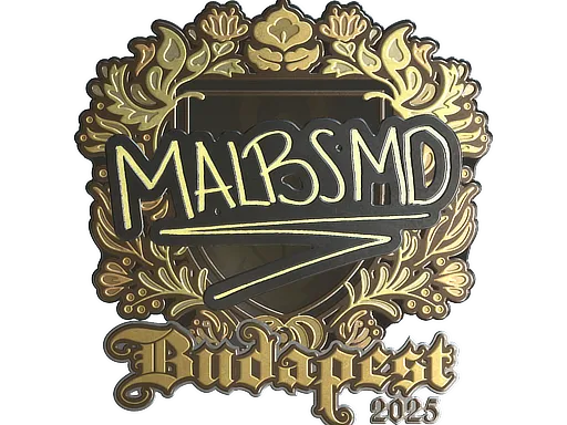 Sticker | malbsMd (Gold) | Budapest 2025