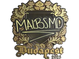 Sticker | malbsMd (Gold) | Budapest 2025