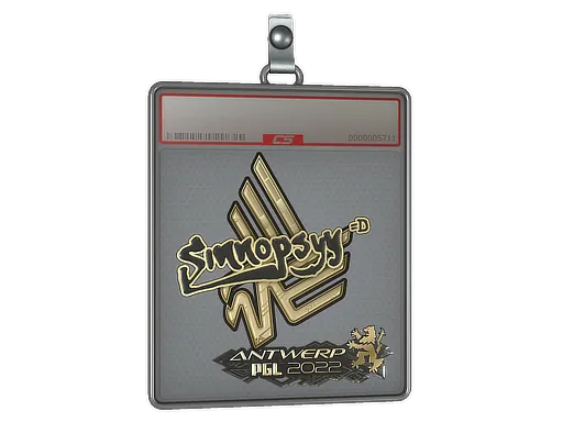 Sticker Slab | sinnopsyy (Gold) | Antwerp 2022
