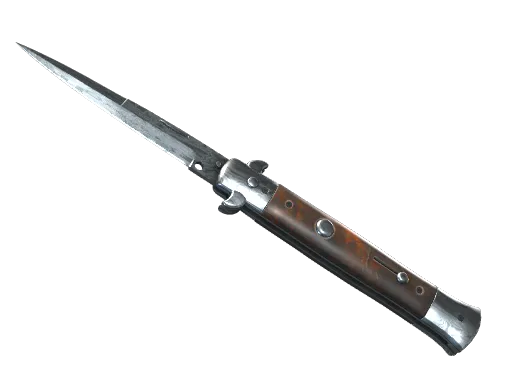 ★ StatTrak™ Stiletto Knife | Damascus Steel (Minimal Wear)