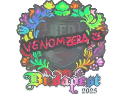 Sticker | venomzera (Holo) | Budapest 2025