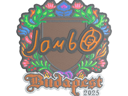 Sticker | jambo (Embroidered) | Budapest 2025