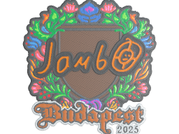 Sticker | jambo (Embroidered) | Budapest 2025