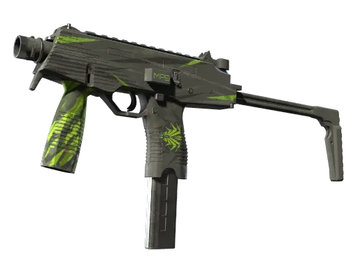 StatTrak™ MP9 | Deadly Poison (Battle-Scarred)