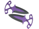★ Shadow Daggers | Ultraviolet (Well-Worn)