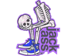 Sticker | Head In Hands (Glitter)