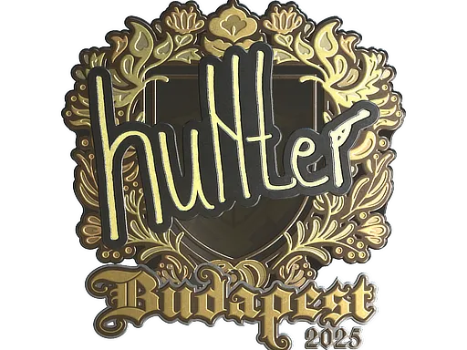 Sticker | huNter- (Gold) | Budapest 2025