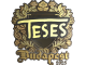Sticker | TeSeS (Gold) | Budapest 2025