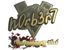Sticker | n0rb3r7 (Gold) | Shanghai 2024