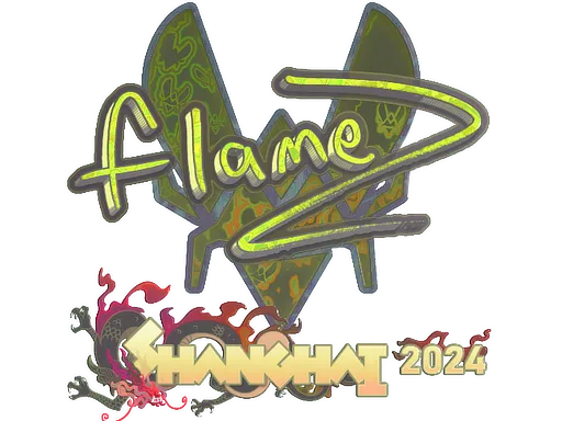 Sticker | FlameZ (Holo) | Shanghai 2024