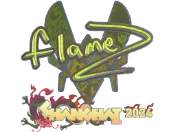 Sticker | FlameZ (Holo) | Shanghai 2024