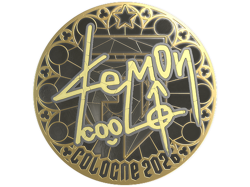 Sticker | dem0n (Gold) | Cologne 2026