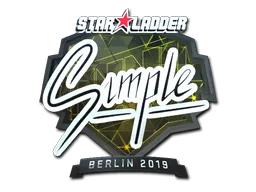 Sticker | s1mple (Foil) | Berlin 2019