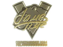 Sticker | Jame (Gold) | Copenhagen 2024