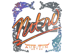 Sticker | nitr0 (Holo) | Austin 2025